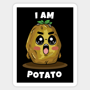 Funny Potato, I am Potato Sticker